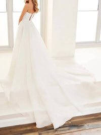 Enchanting By Mon Cheri - Organza Wedding Ball Gown With Lace-up Back