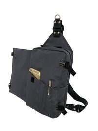 Harvest Label Men's Sling Pack Explorer Bag in metal - men's bag - alternate view