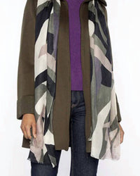 Kinross - Women's Abstract Print Scarf