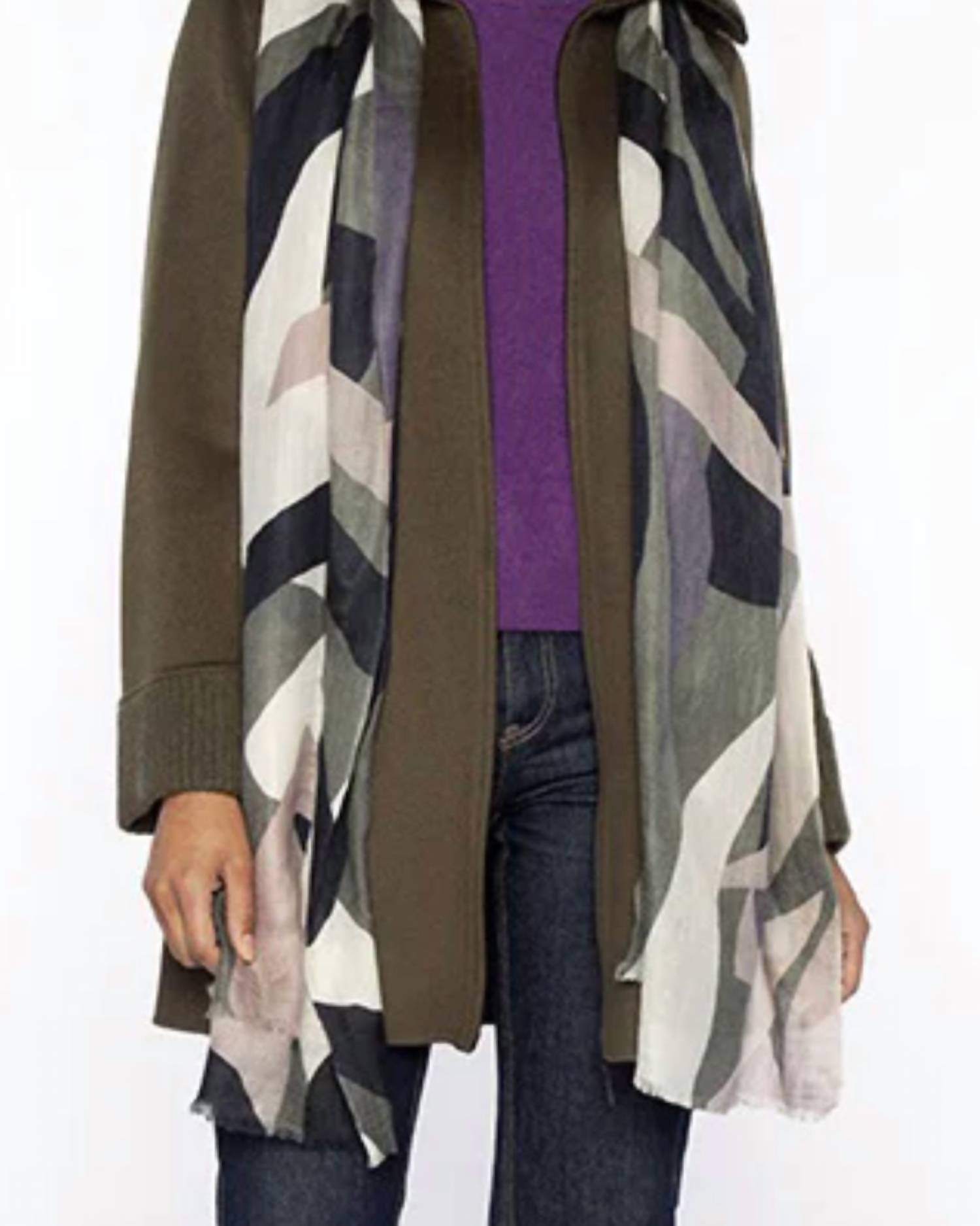 Kinross - Women's Abstract Print Scarf