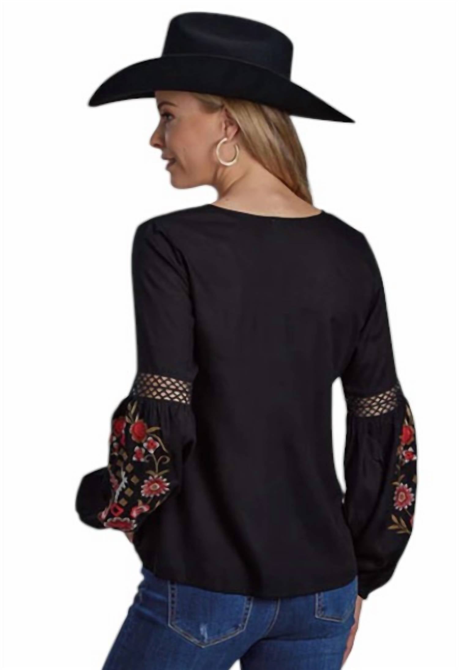 Roper - Ladies Embroidery Rayon Blouse
