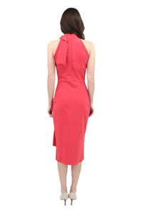 Chiara Boni - Adania Ruffle Jersey Halter Midi Dress