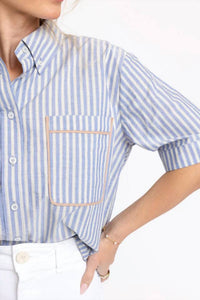 Karlie - Stripe Pocket Camp Top