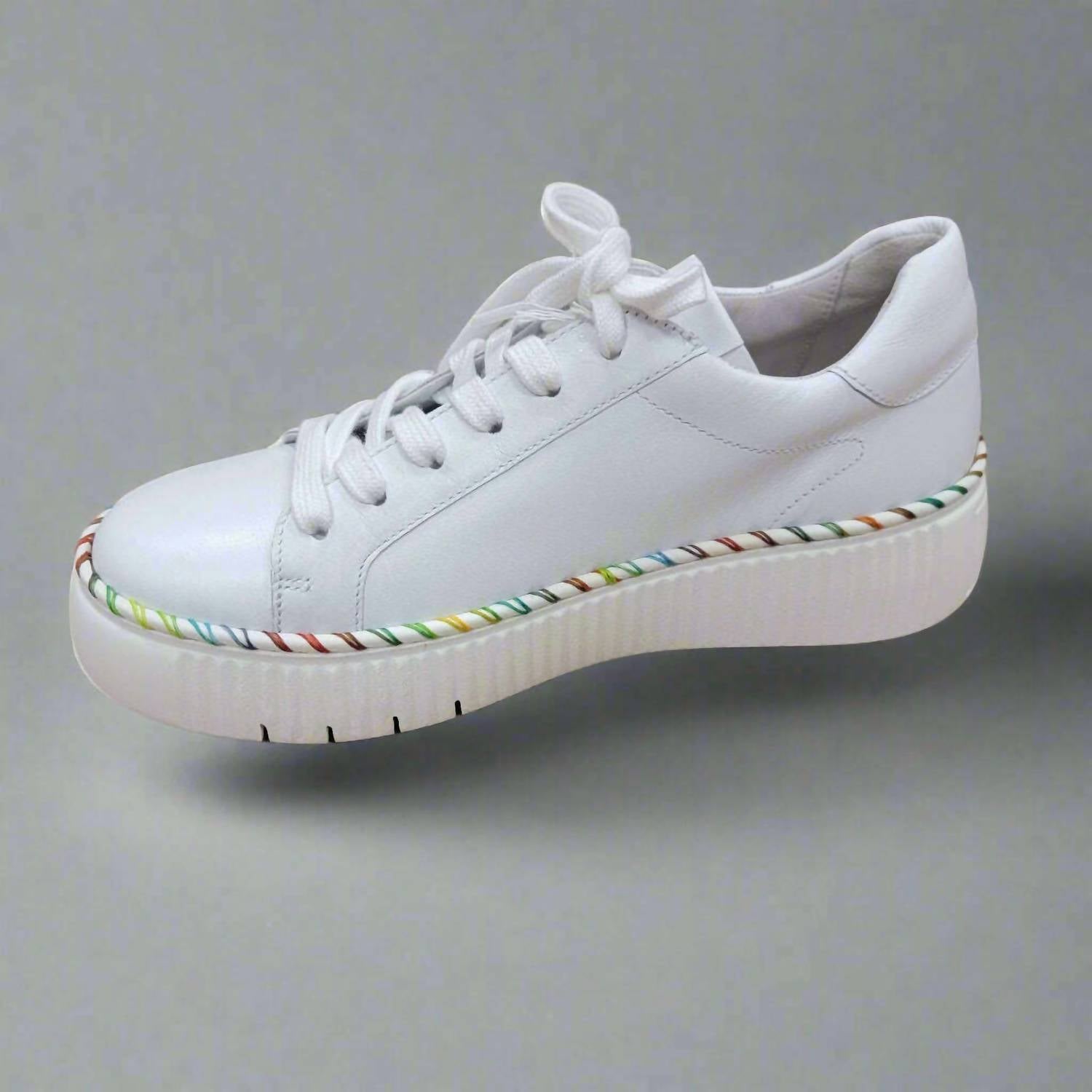GABOR Women's Low-top Sneaker in white multi - women's sneaker - view 4
