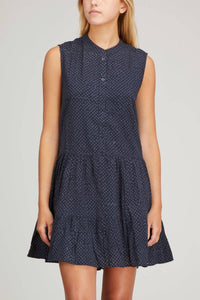 APIECE APART Almada Shirt Dress in ink - women's dress