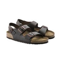 Birkenstock - Men's Milano Soft Footbed Smooth Leather Sandals
