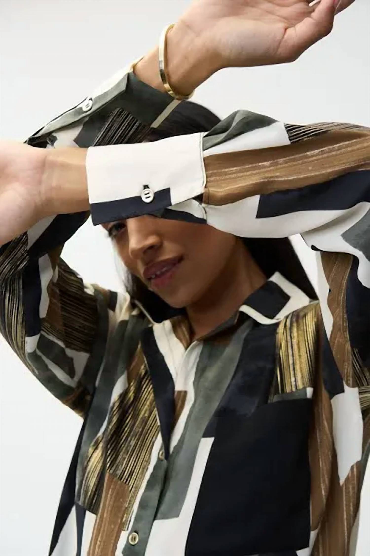 Joseph Ribkoff - patch print blouse