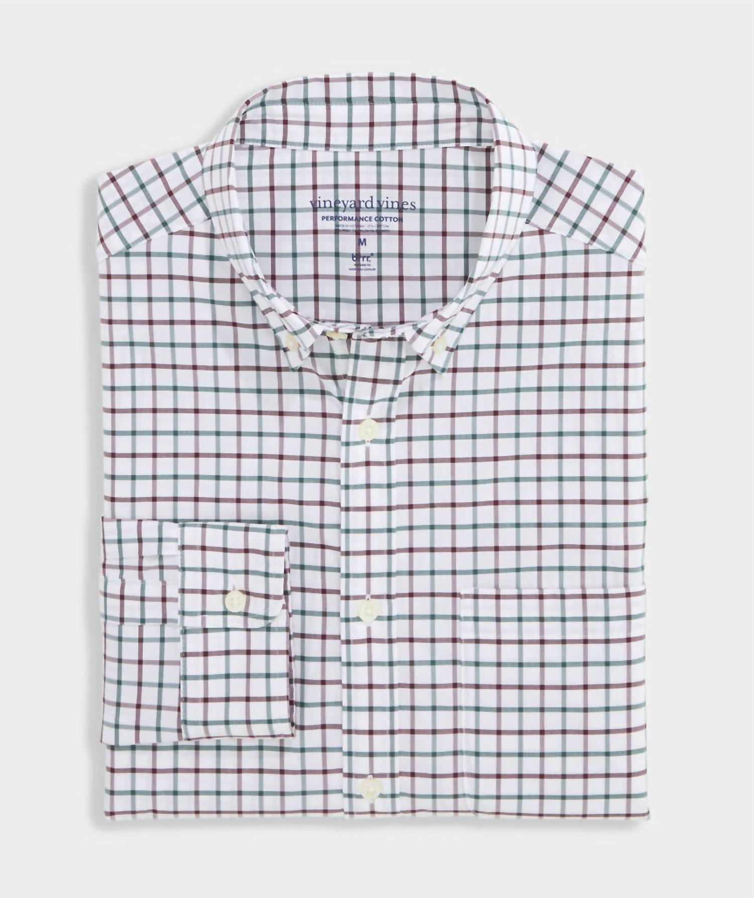 Vineyard Vines - Men's Quidnet Tattersall Performance Cotton Shirt