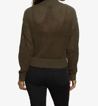 Sanctuary - Open Knit Half Zip Sweater