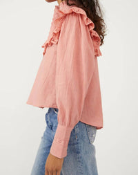 Free People - Hit The Road Button-down Blouse