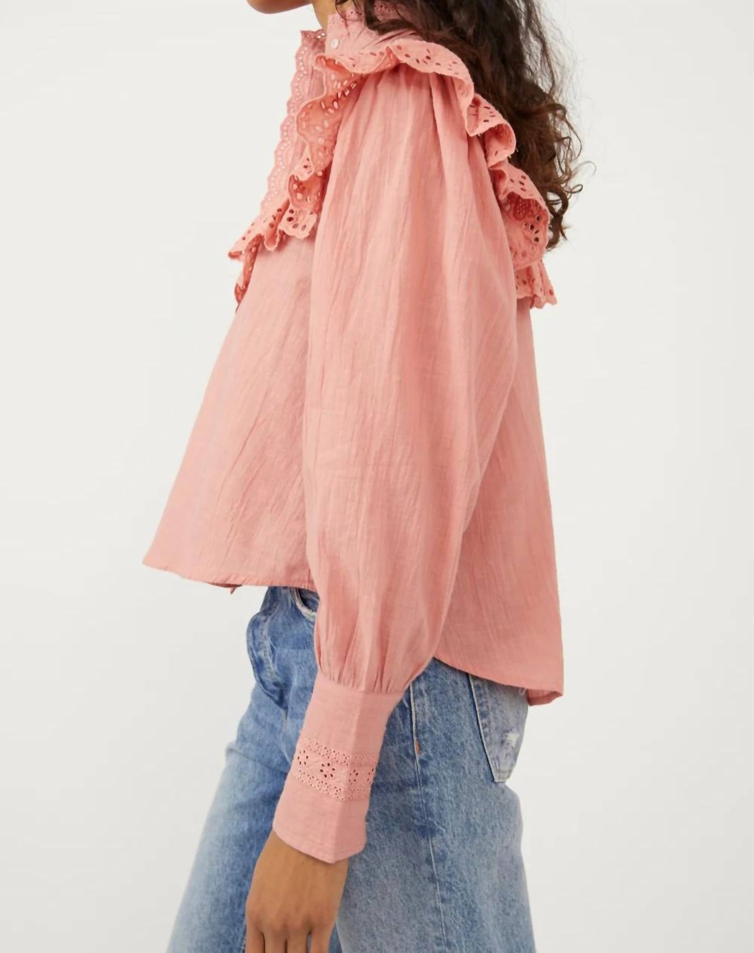 Free People - Hit The Road Button-down Blouse