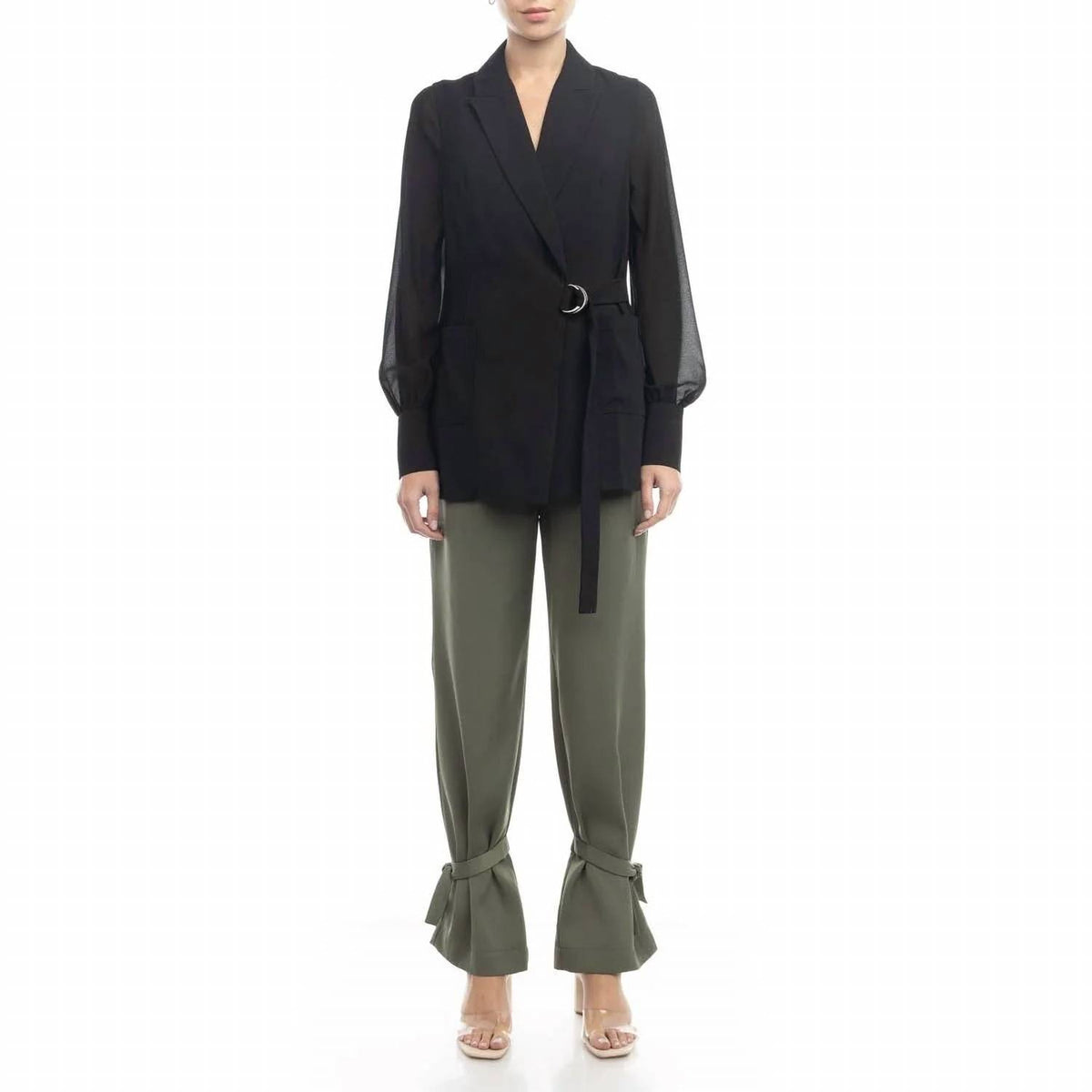 Lost April - Women's Angie Ankle Tie Pants