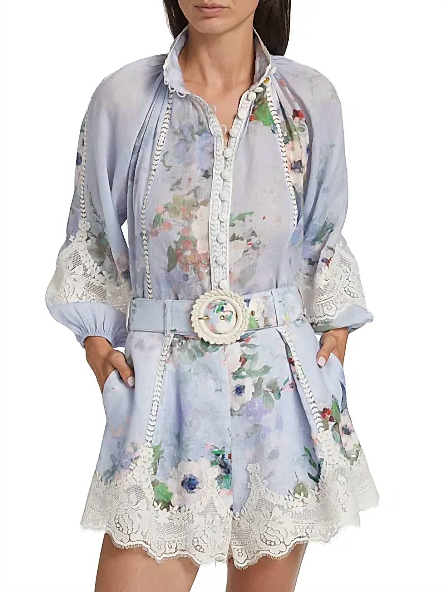 Zimmermann - Everley Lace-trim Blouse
