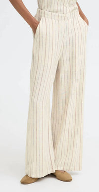 Ichi - Striped Wide Leg Trouser