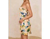 Dress Forum - Isla Bonita Strapless Back Detail Mini Dress