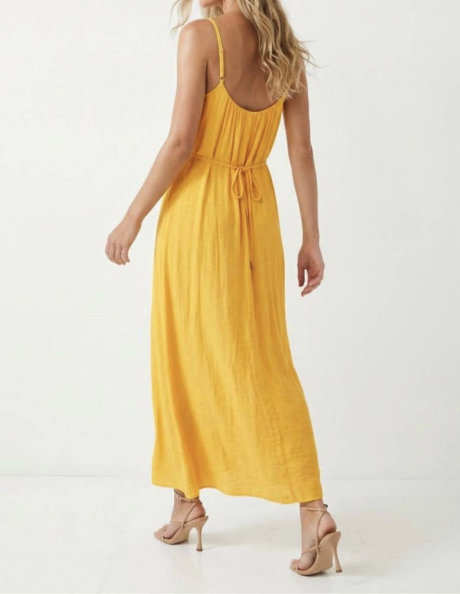 Naked Zebra - Flower Belt Maxi Dress