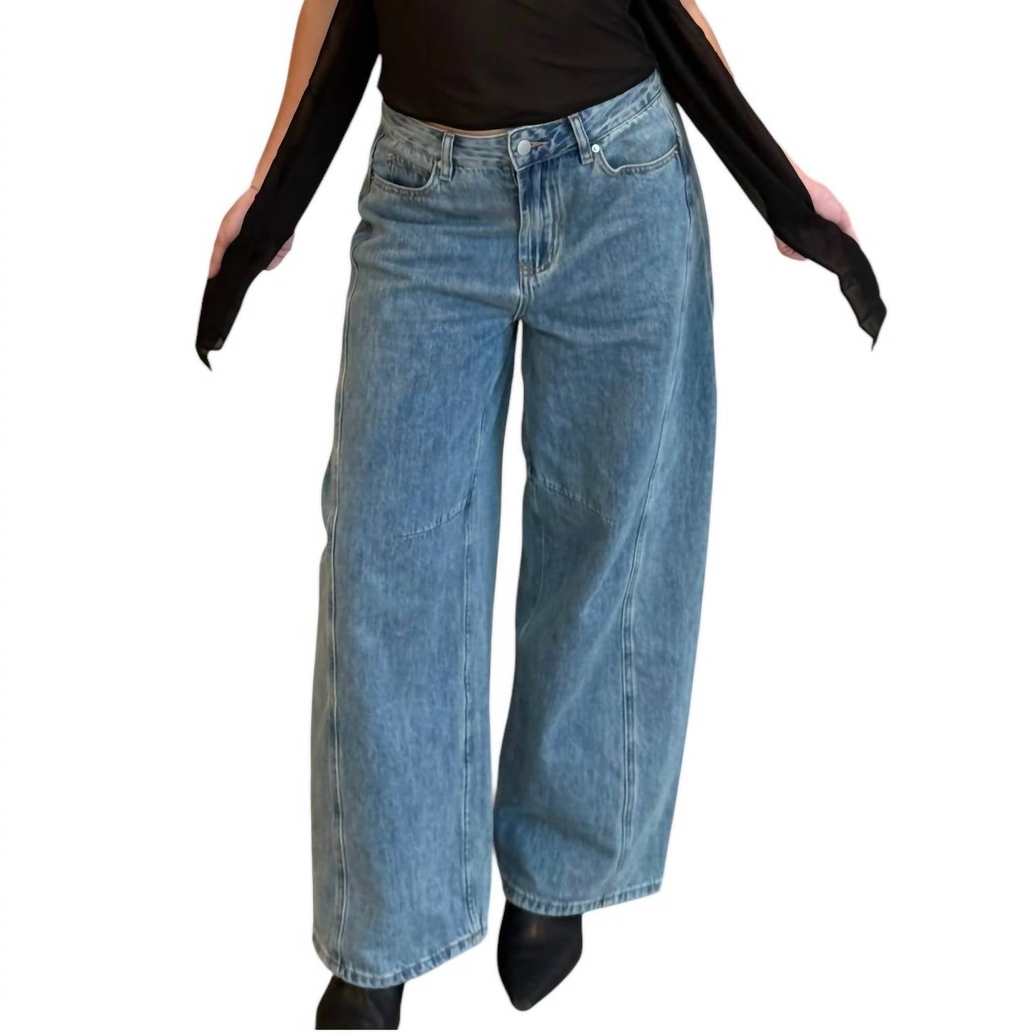 Loucia - Kendall Low-rise Wide Leg Jean