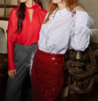 Lucy Paris - Leighton High Neck Top