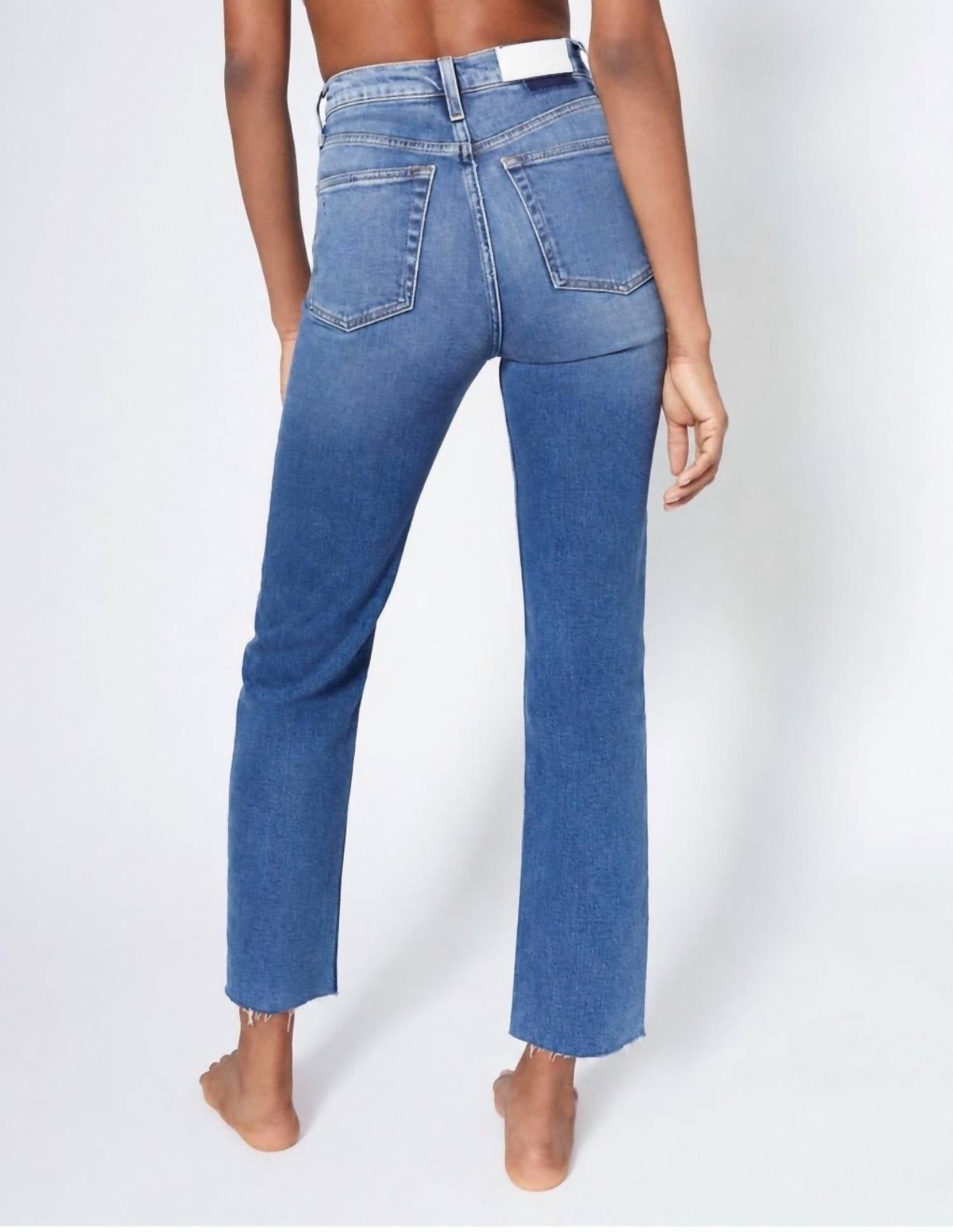 Re/Done - Comfort Stretch Ultra High Rise Stove Pipe Jeans