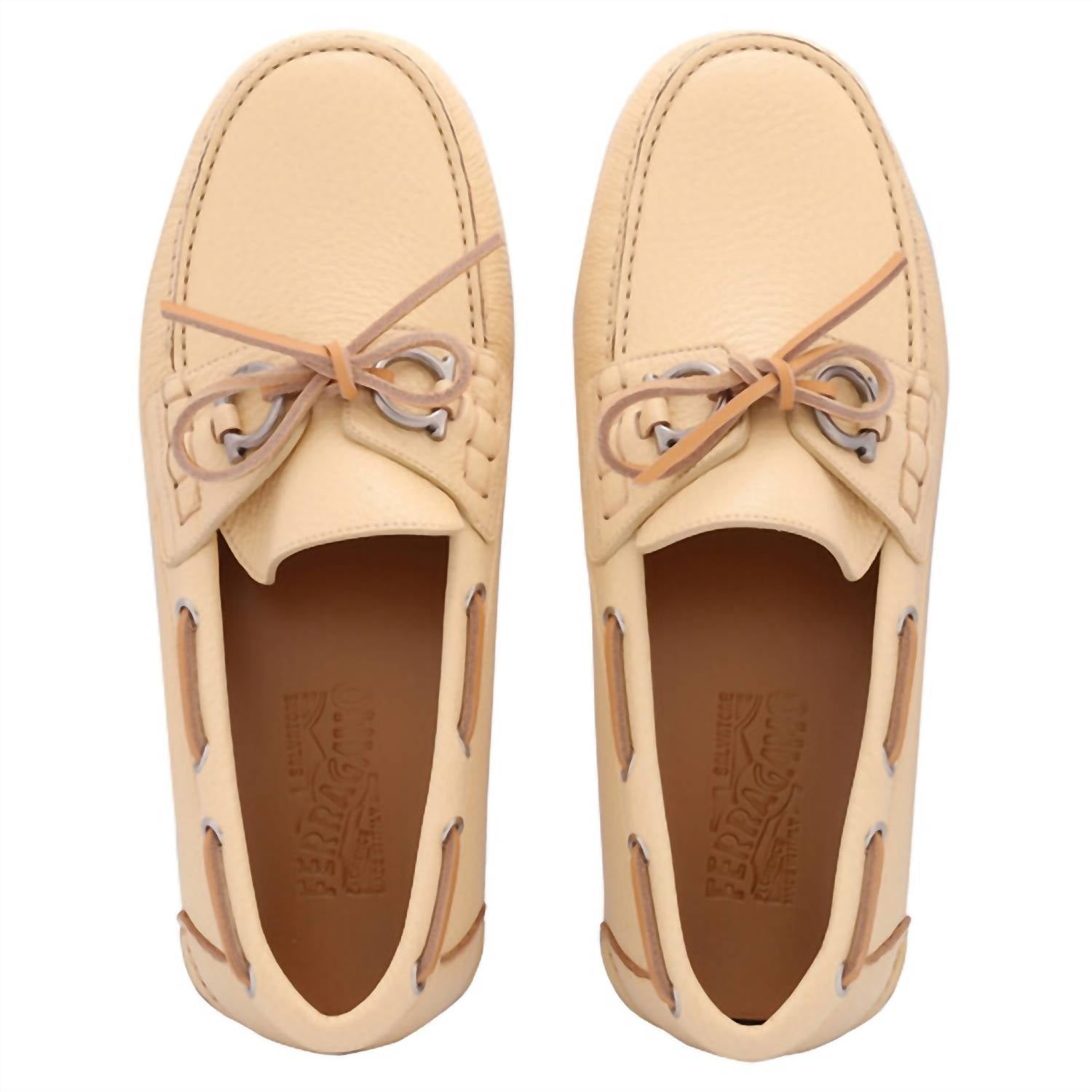 Salvatore Ferragamo - Men's Giosue Gancini Leather Sailor Moccasin