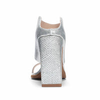 42 Gold - Women's Scaly Metallic Slide With Ankle Cuff