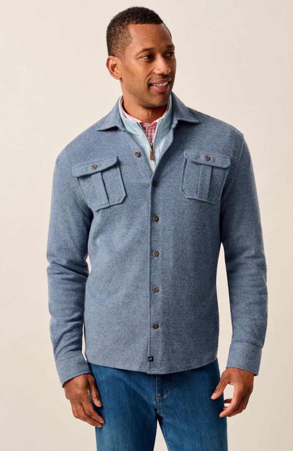 Johnnie-O - Carl Stretch Knit Flannel Lodge Shirt