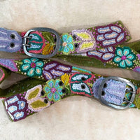 Jenny Krauss - Women's Folklorica Floral Embroidered Wool Belt