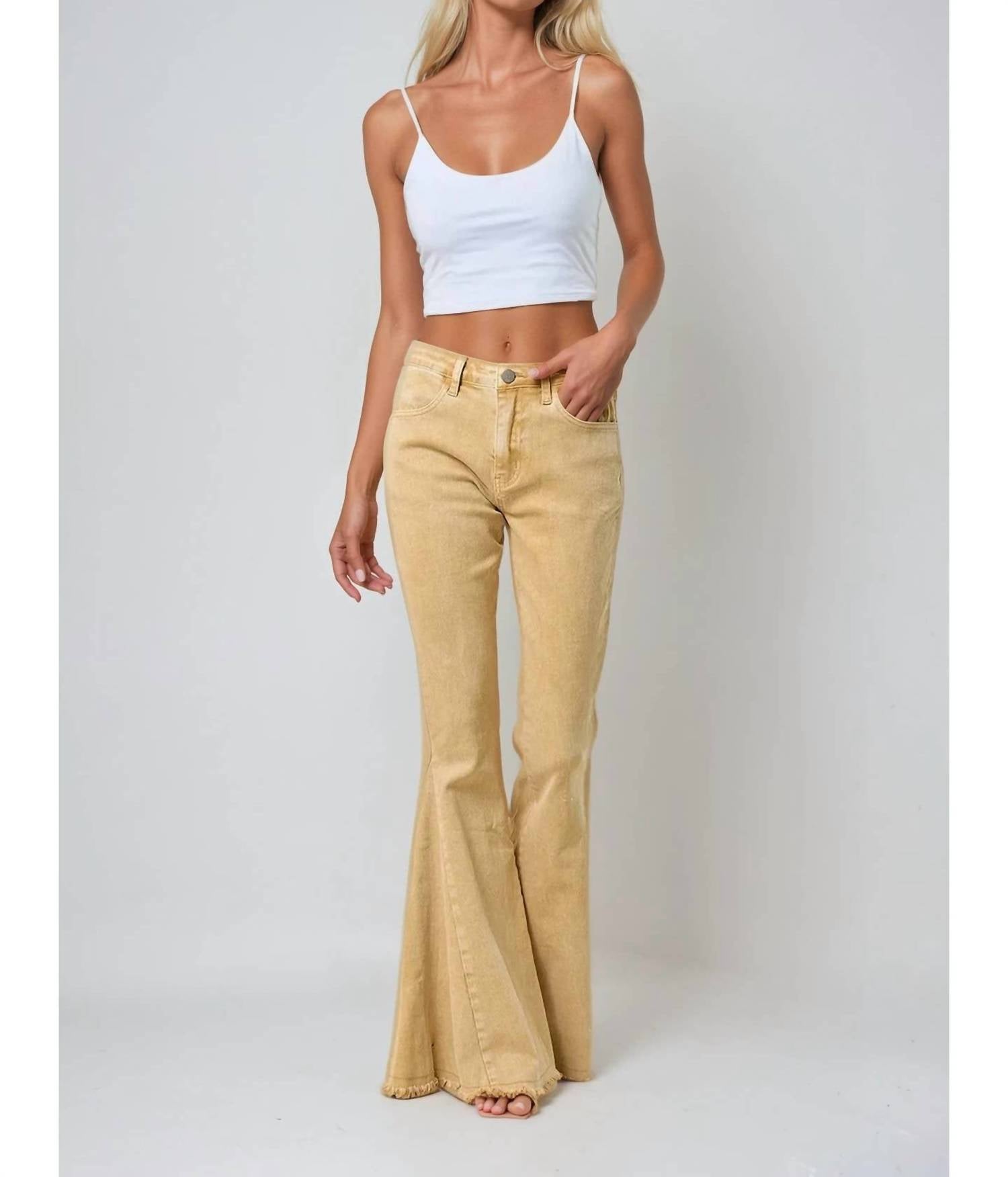 Wisteria Lane - Retro-inspired Style Flare Jeans