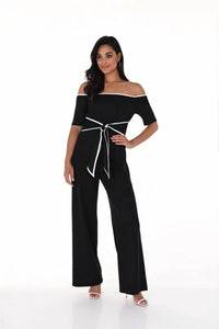 Frank Lyman - Baez Open Shoulder Jumpsuit