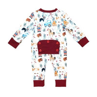 Melina & Me - Kid's Christmas Farm Romper