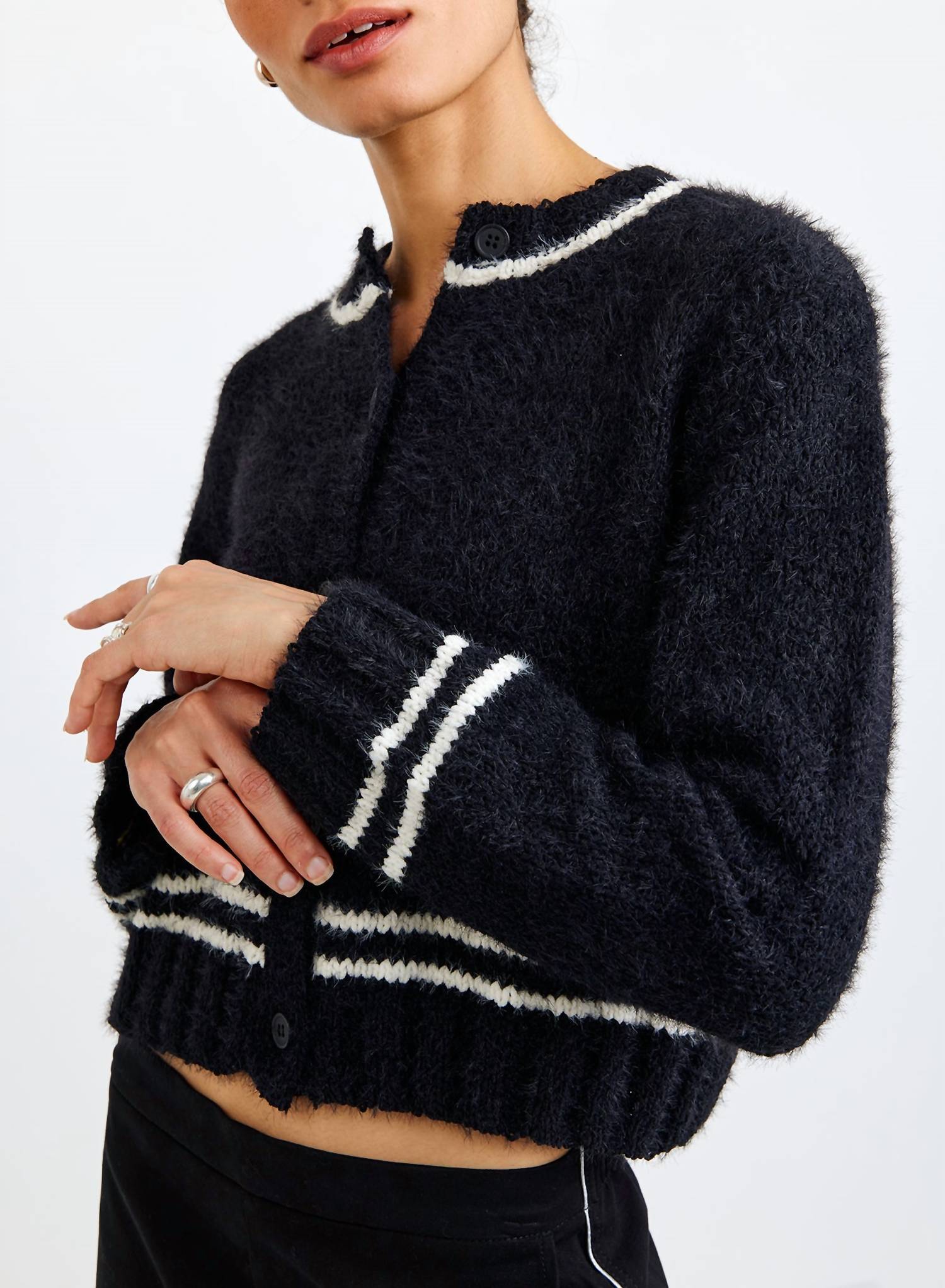Bella Dahl - Contrast Stripe Cardigan
