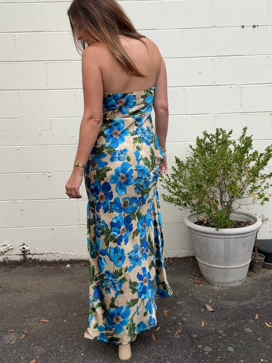 Dress Forum - Ariella Strapless Floral Dress