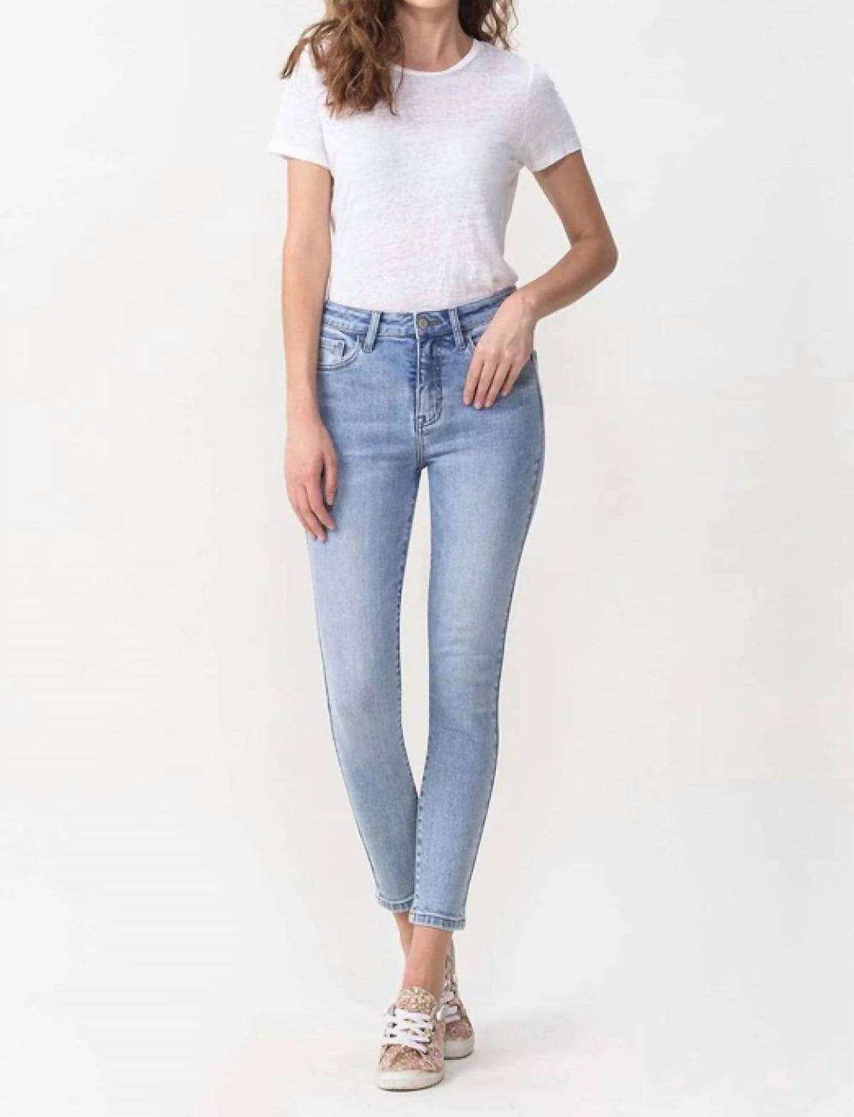 Lovervet - Talia High Rise Crop Skinny Jeans