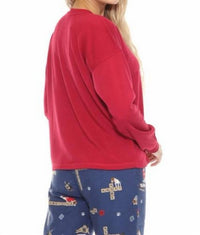 Pj Salvage - Tis The Season To Wine Flannels Long Sleeve Top