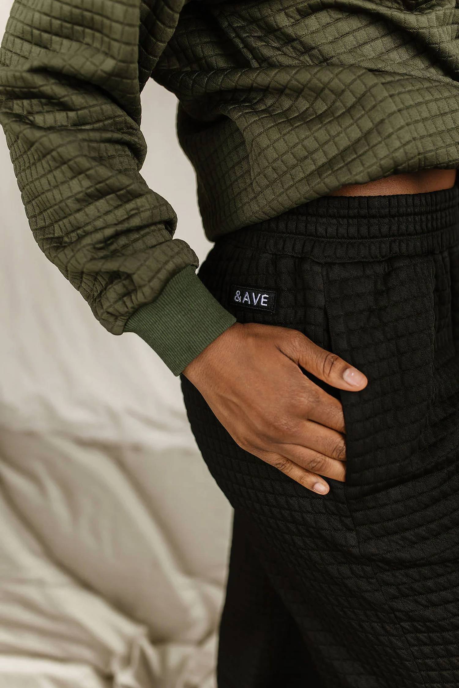 Ampersand Ave - Quilted Jogger Pants