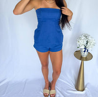 Sky To Moon - The Riviera Strapless Top And Short Set