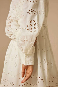 Hemant & Nandita - Eyelet Mini Dress