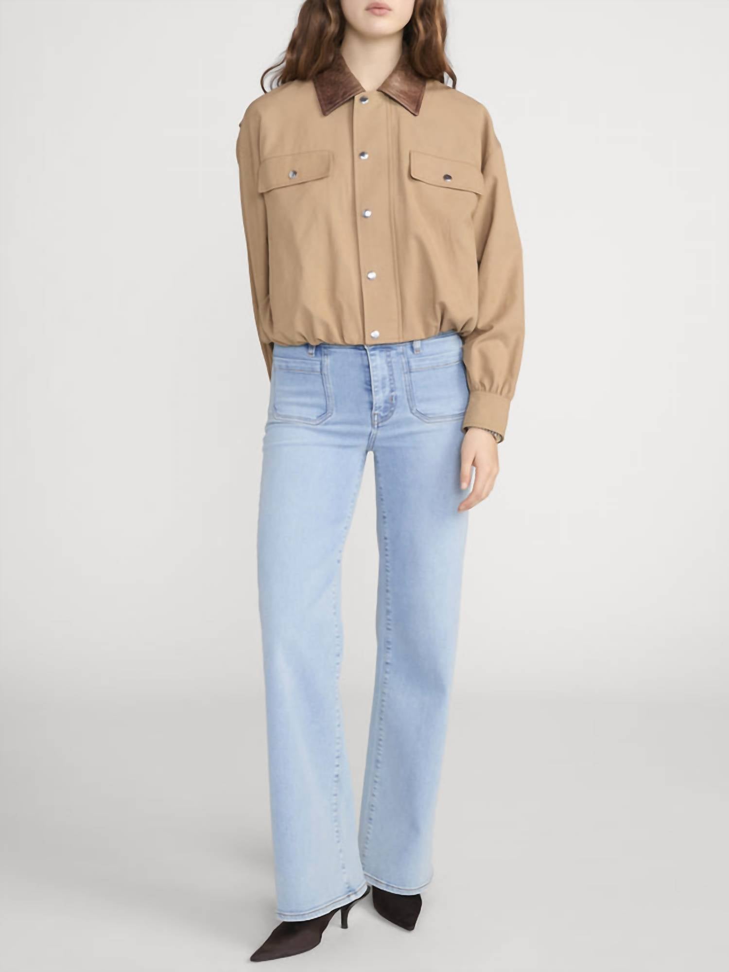 Frame - Women's Le Slim Palazzo Modernist Pocket Jean
