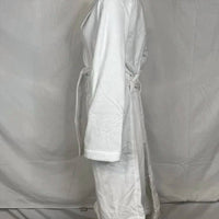 Frette Unisex Velour Shawl Collar Bathrobe in white - men's item - alternate view