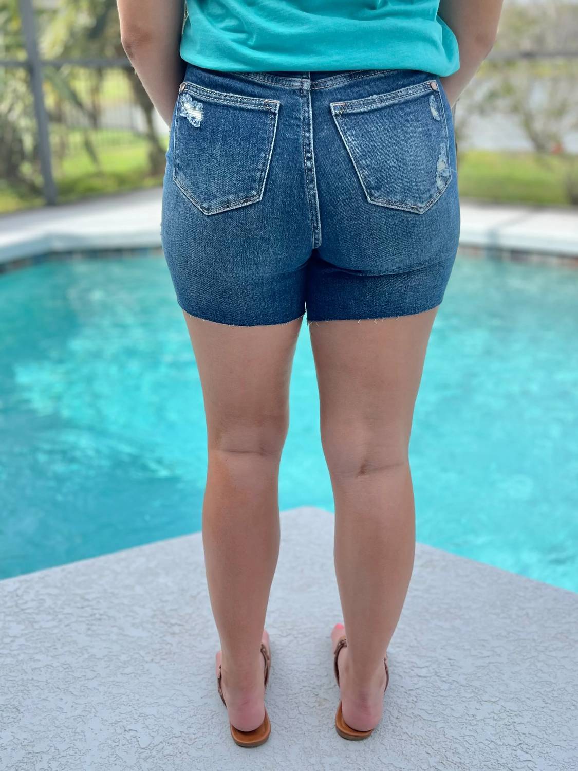 Judy Blue - No Worry No Hurry Shorts