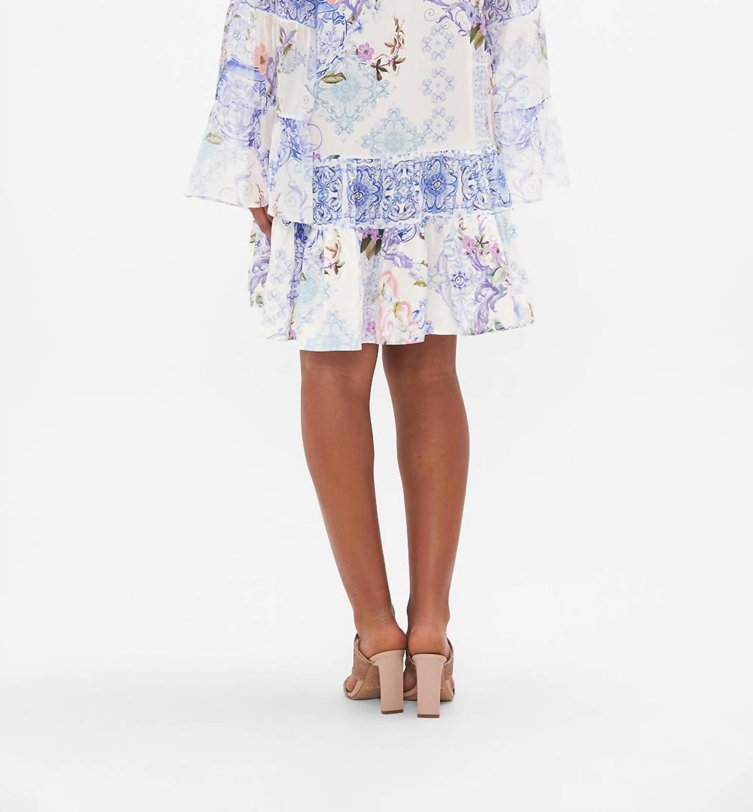 Camilla - A-line Gathered Panel Dress
