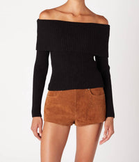 Blanknyc - Off The Shoulder Knit Top