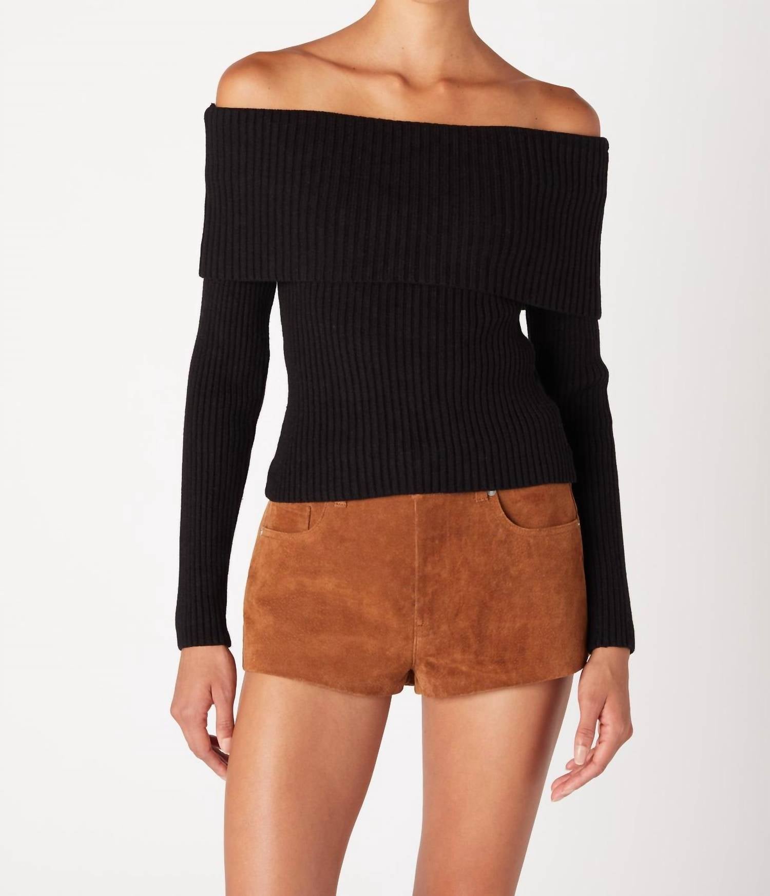 Blanknyc - Off The Shoulder Knit Top