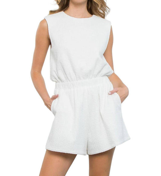 Thml - Brooke Sleeveless Textured Romper