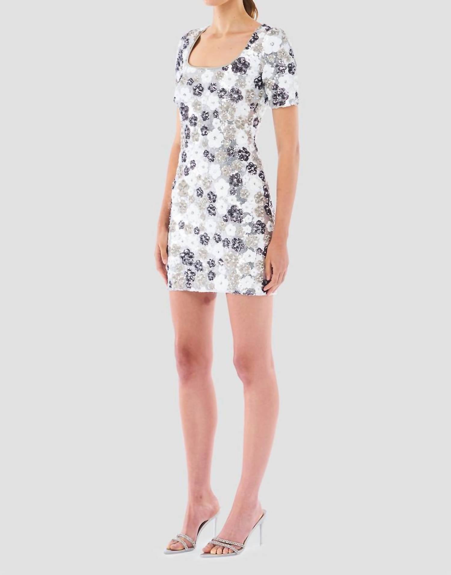 Le Superbe - Winter Garden Sequin Shift Dress