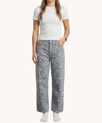 Sewn And Seen - Mineral Floral Barrel Jeans
