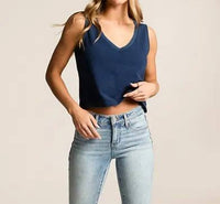 Z Supply - Sloane V-neck Denim Tank