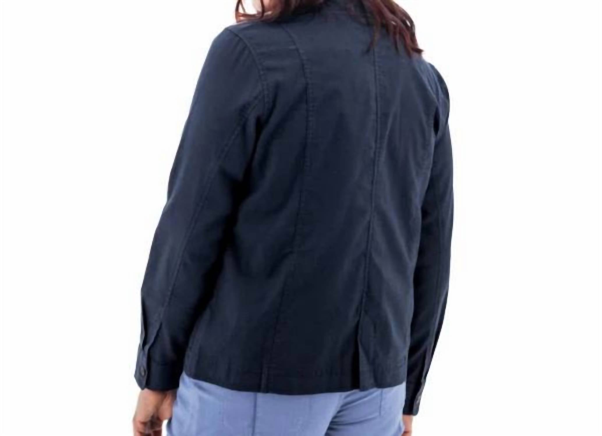 Aventura - Temple Lightweight Utility Woven Button Front Jacket