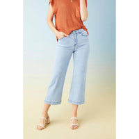 Coco + Carmen - Bambu Wide Leg Cropped Jeans