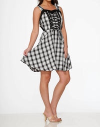 Orchid Bloom - Mini Cotton Swing Dress